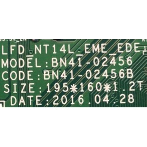 MAIN PARA MONITOR SAMSUNG / NUMERO DE PARTE BN94-11247R / BN97-10416F / BN41-02456B / BN9411247R / 11247R / NUMERO DE PANEL CY-GH075CSLVXH / MODELO LH75EDEPLGC/GO